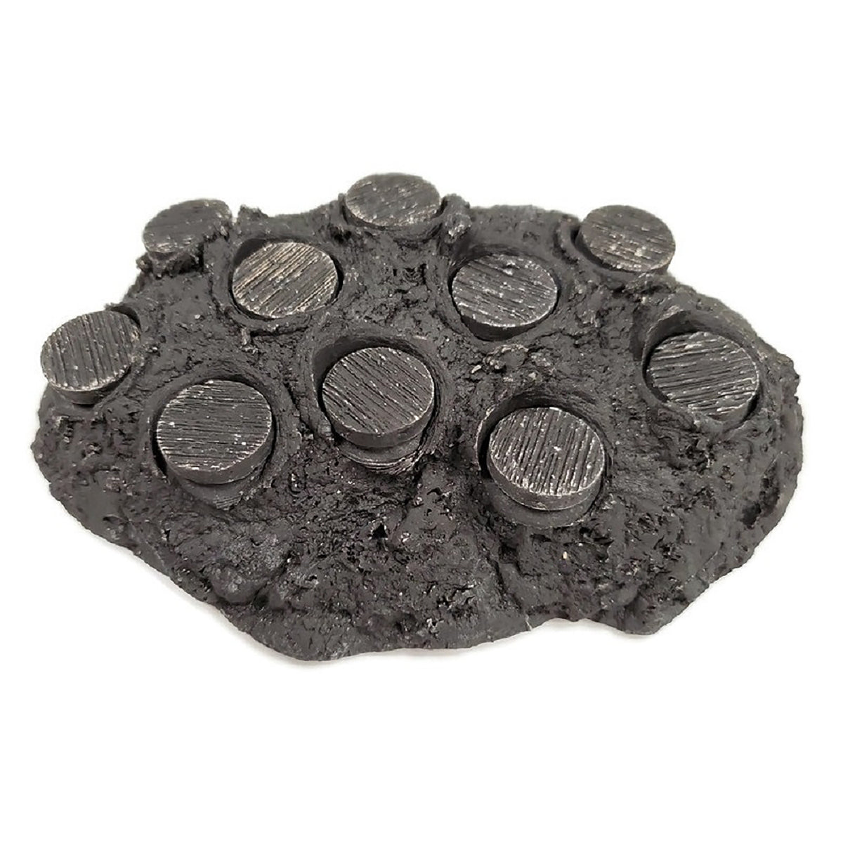 Hawaiian Black Ceramic Coral Frag Hub 10.0