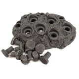 Hawaiian Black Ceramic Coral Frag Hub 10.0