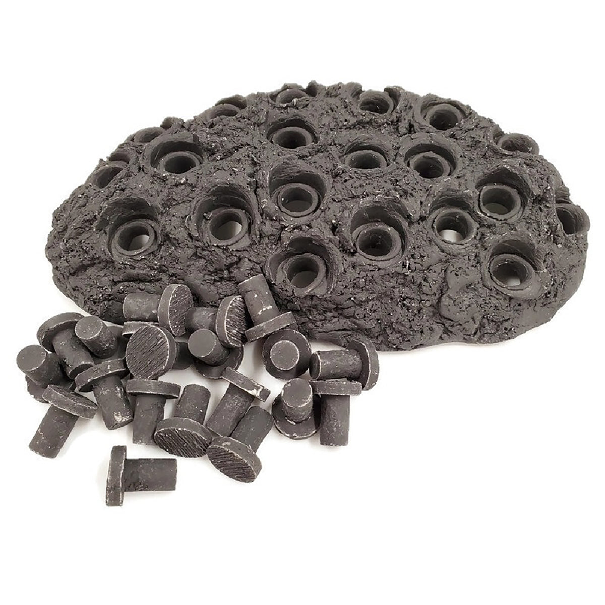 Hawaiian Black Ceramic Coral Frag Hub 20.0