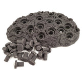 Hawaiian Black Ceramic Coral Frag Hub 20.0