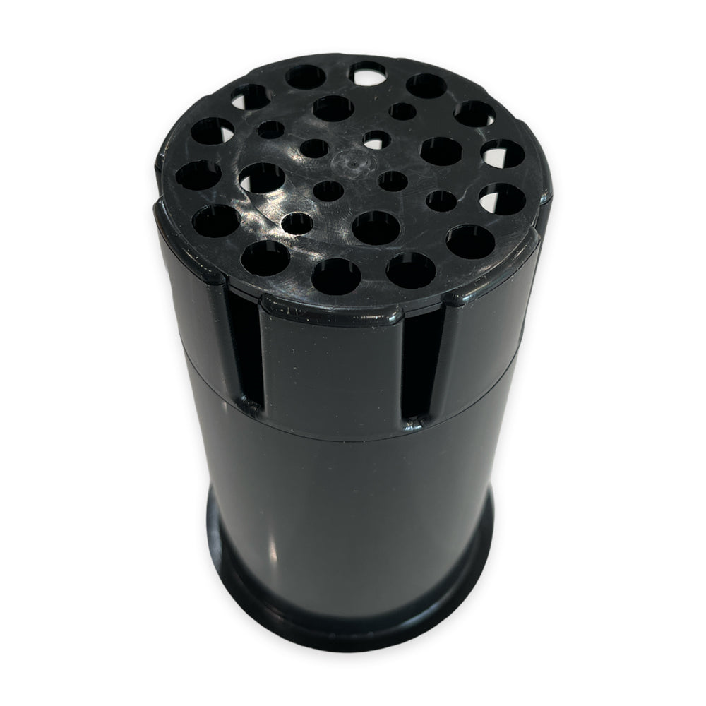 4" High Flow Filter Media Cup - Black Abyss