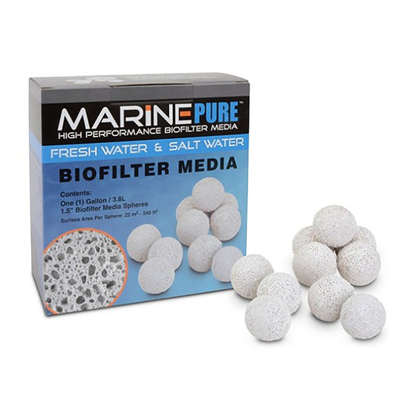 MarinePure Ceramic Biofilter Media 1.5" Spheres