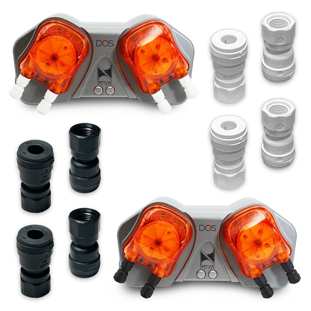 1/4" Push Connect X 1/8" Female NPTF Apex DOS Adapter - 4 Pack