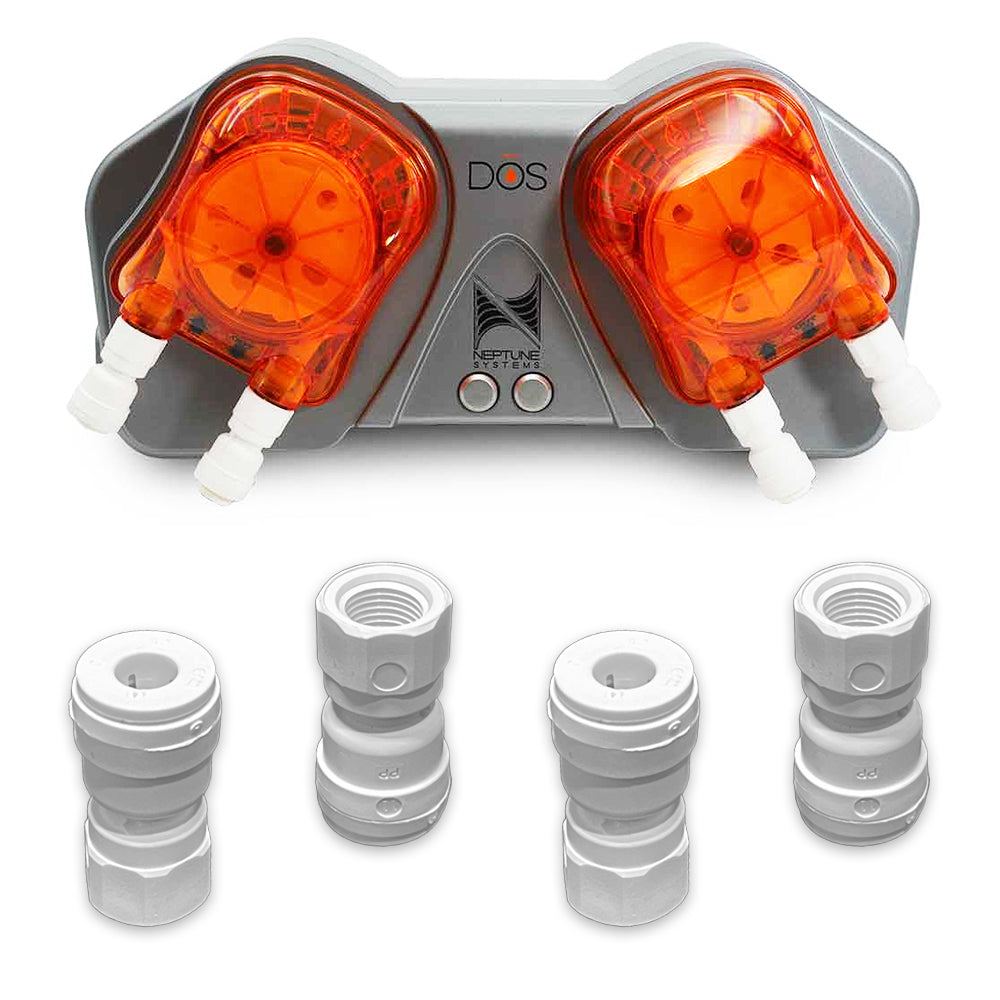 1/4" Push Connect X 1/8" Female NPTF Apex DOS Adapter - 4 Pack