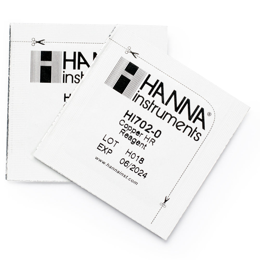 HI702-25 Copper High Range Checker Reagents (25 Tests)