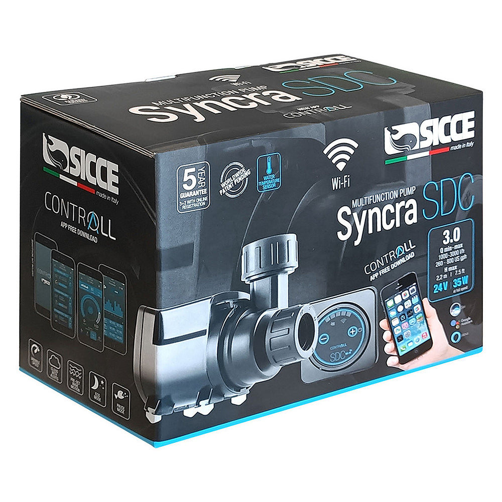 Syncra SDC 3.0 WiFi Controllable Pump (260-800 GPH)